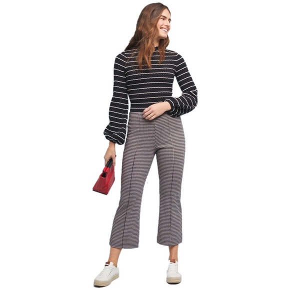 Anthropologie Pants - Anthropologie | Houndstooth Flare Pants